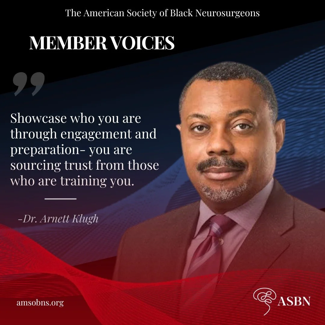 &ldquo;Showcase who you are through engagement and preparation&mdash;you are sourcing trust from those who are training you.&rdquo;

Dr. Arnett Klugh emphasized that in every interaction&mdash;with attendings, residents, or fellow trainees&mdash;you 
