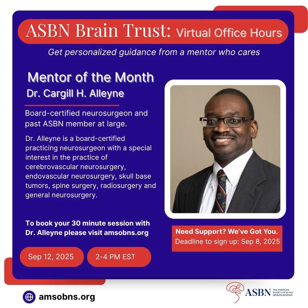 We kicked off our inaugural session with past ASBN President, Dr. Nnenna Mbabuike and Dr. William W. Ashley who connected one-on-one with four students throughout the day. &ldquo;It was a really great experience,&rdquo; said Dr. Mbabuike. &ldquo;I th