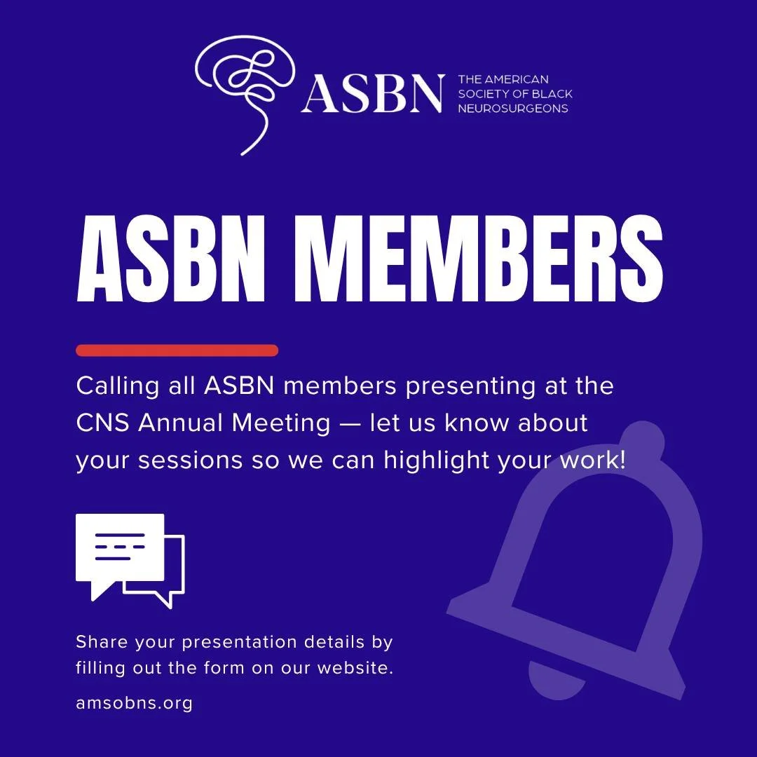 ASBN members&mdash;are you presenting at CNS 2025? We want to highlight your work! Share your session details so we can amplify your impact and celebrate your achievements. Visit our website or click the link in our bio to share your session details!