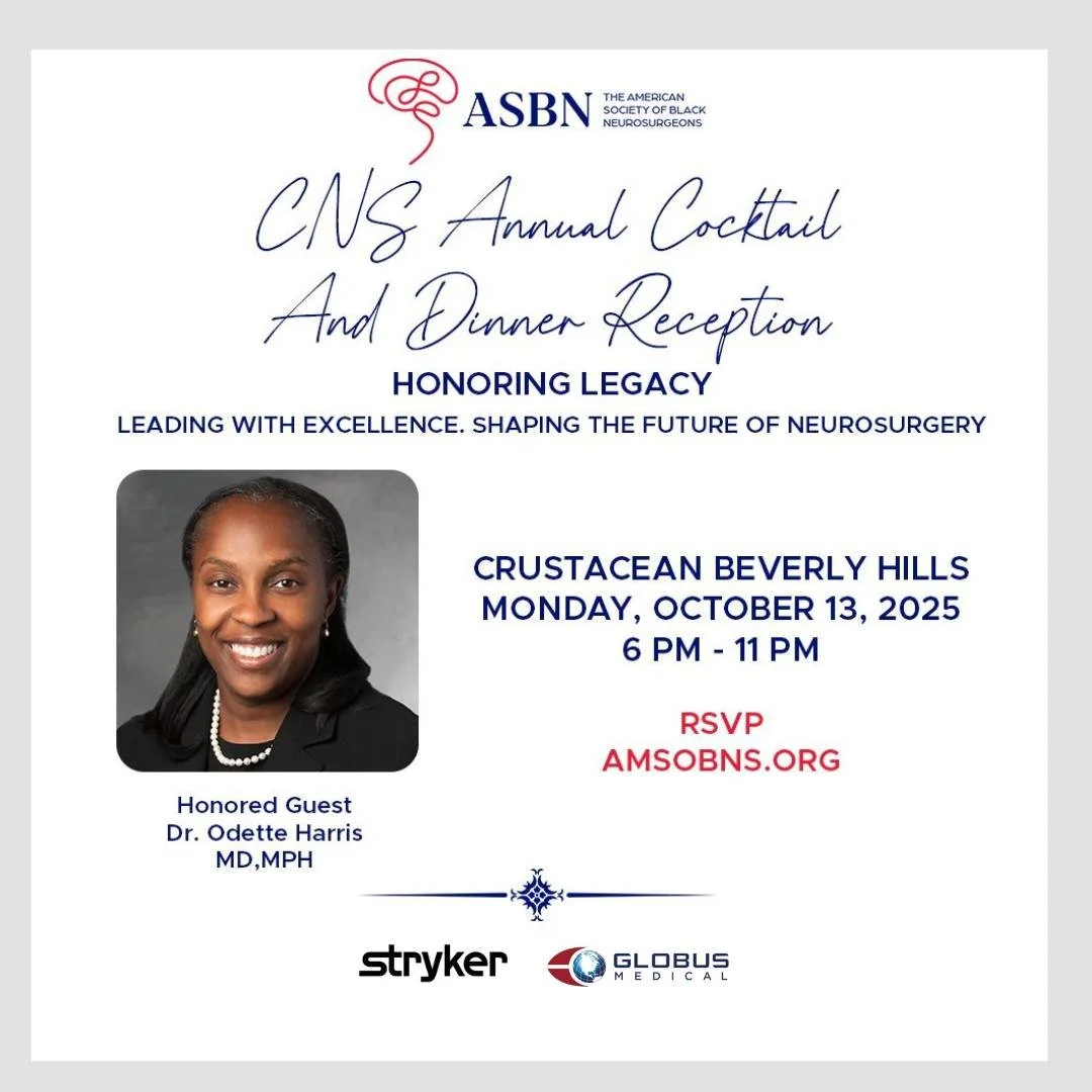 We are honored to celebrate Dr. Odette Harris at ASBN&rsquo;s 2025 Annual Dinner!

Dr. Harris is a trailblazer in neurosurgery &mdash; the first African-American woman to be promoted to Professor of Neurosurgery at Stanford University and one of only