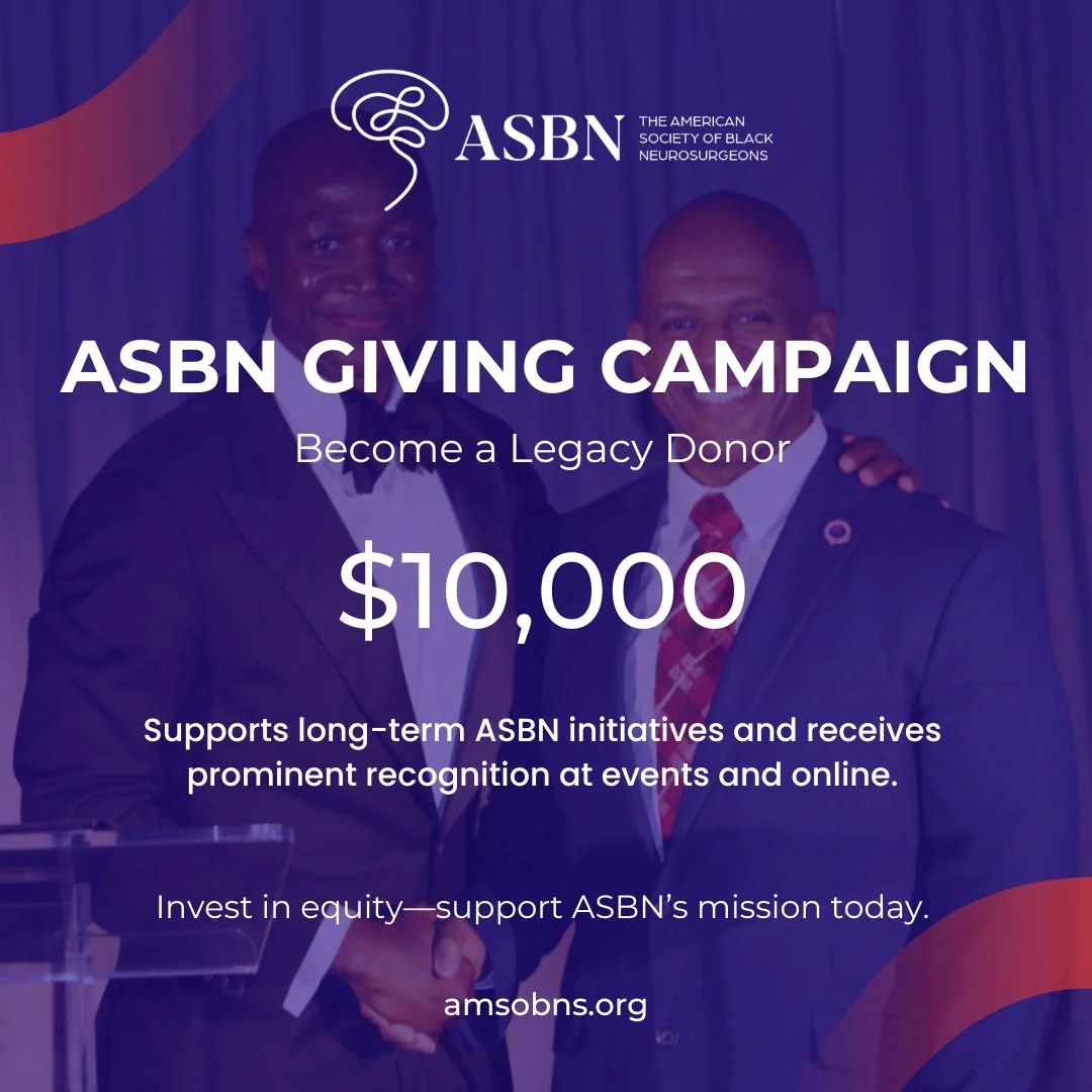Some gifts last a season. Legacy builds a future. When a young medical student sees their first Black neurosurgeon &mdash; everything changes. They see possibility. They see themselves.

Your investment doesn&rsquo;t just fund an initiative. It shape