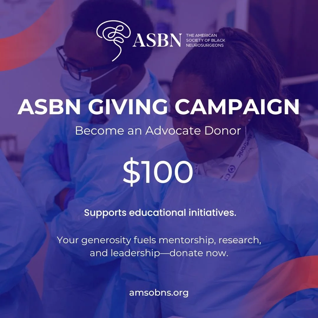 A single grant or research award can change the course of a life &mdash; and every life they will one day save. Students often walk away from neurosurgery not because of ability, but because of cost, isolation, or lack of mentorship. Your support ens