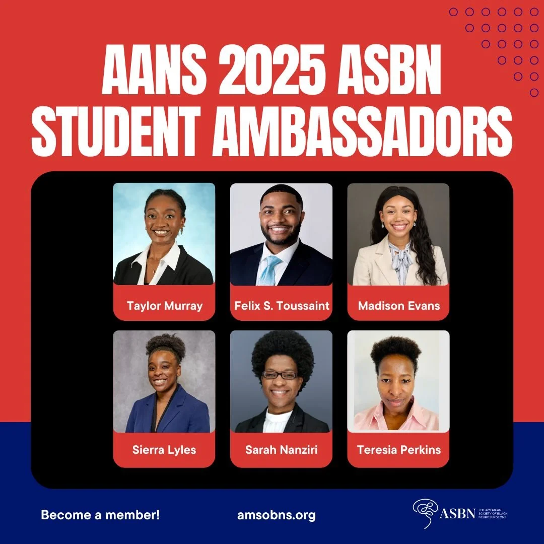 Our @aansneuro student ambassadors didn&rsquo;t just volunteer&mdash;they led. Your work helped elevate every event and every member&rsquo;s experience. The next generation of neurosurgeons is already showing its brilliance. Thank you again for your 