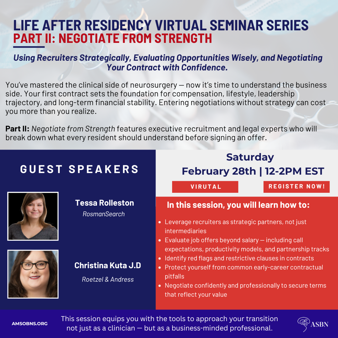 Life After Residency Part ll: Negotiate from Strength