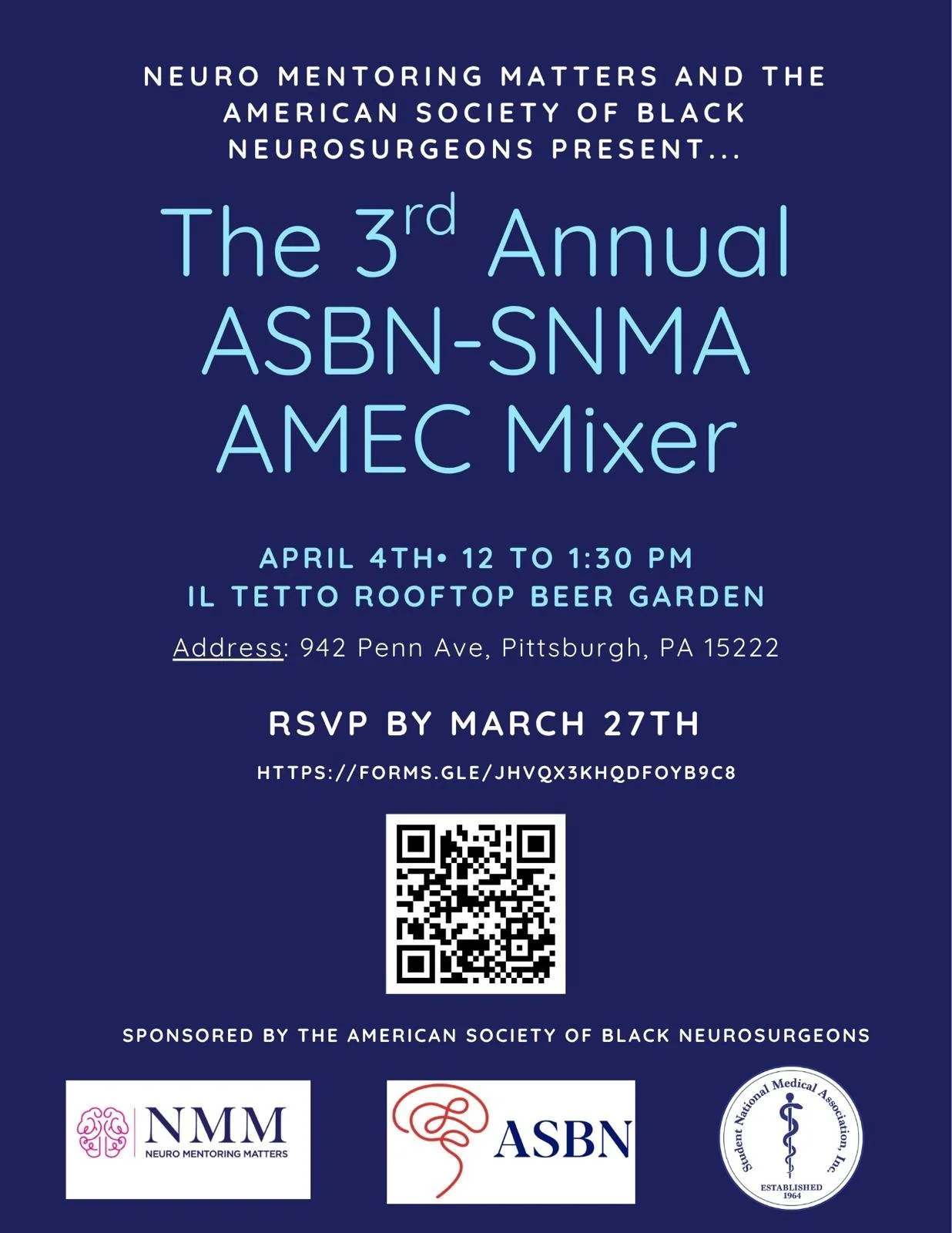 Neurosurgery Mixer RSVP at AMEC 2026