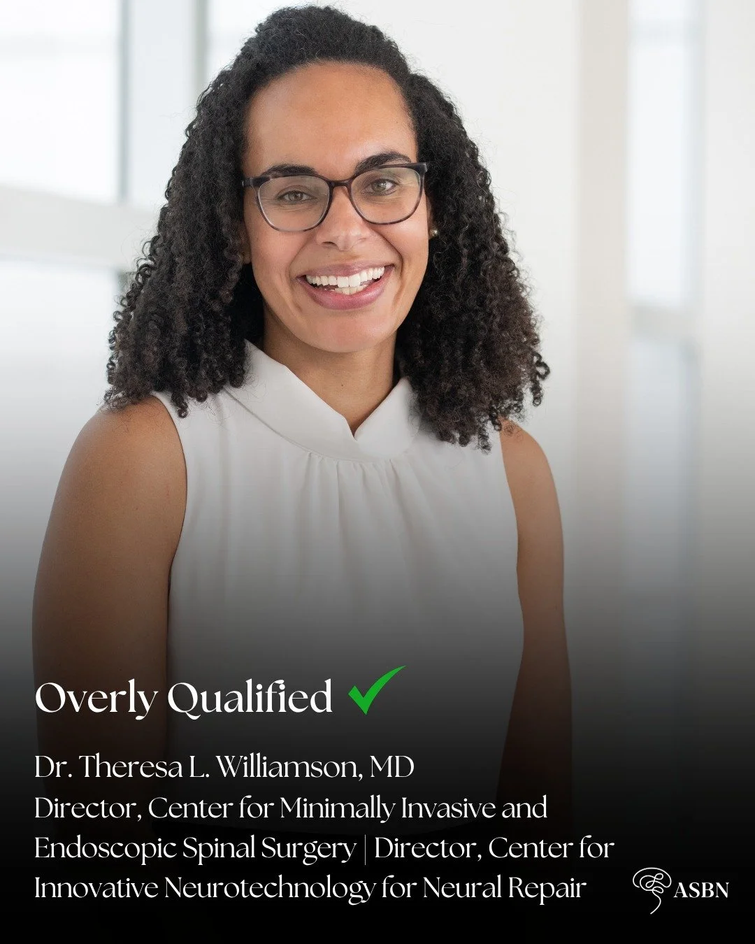 This Women&rsquo;s History Month, we&rsquo;re proud to celebrate leaders who are redefining what&rsquo;s possible in neurosurgery&mdash;and Dr. Theresa Williamson is a true force in that movement. 🧠✨ A neurosurgeon and bioethicist, Dr. Williamson sp