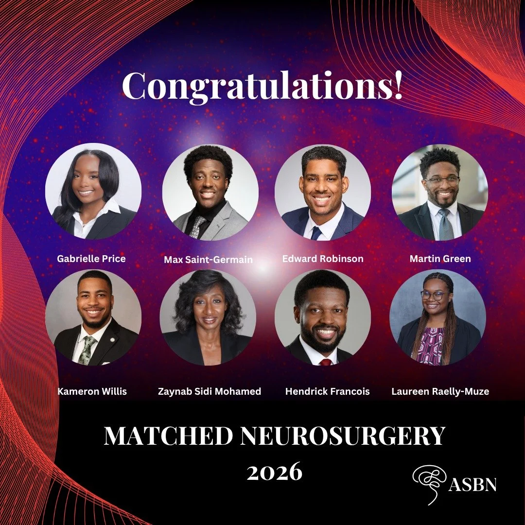 It&rsquo;s official. ASBN is proud to announce the 2026 incoming class of Black neurosurgery residents. 🧠🖤Swipe to meet them. ➡️

The 2026 class pictures 22 of the 25 incoming Black neurosurgery residents &mdash; a continued reflection of progress 