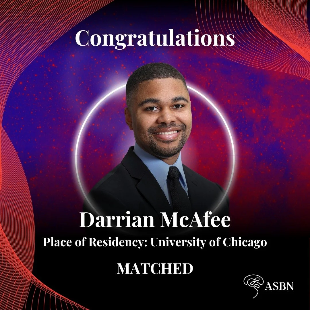 Match is a celebration of years of sacrifice, study, and service &mdash; and Darrian McAfee has earned every bit of this moment. Congratulations to Darrian McAfee on matching into Neurological Surgery at the University of Chicago!
 
Darrian is a Univ
