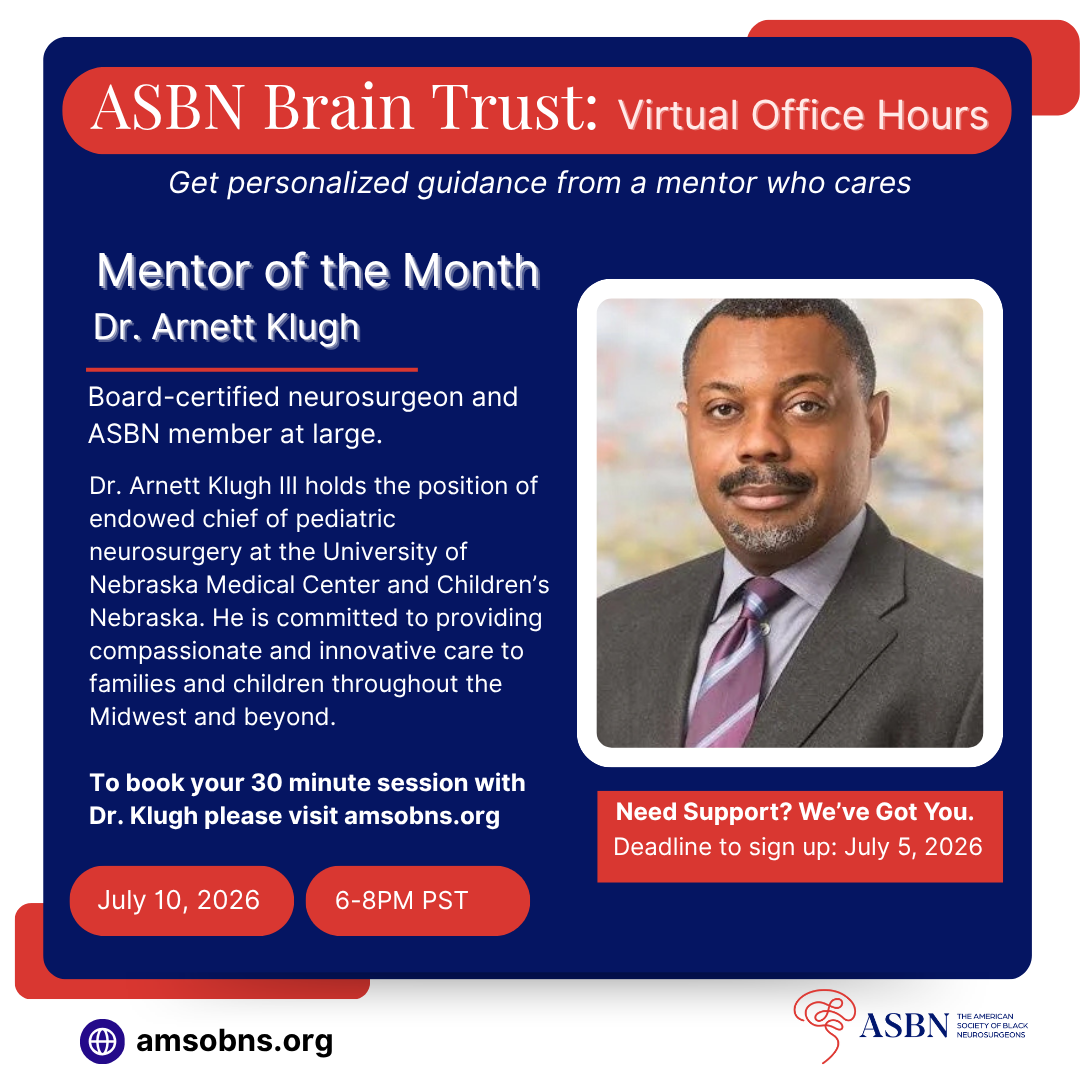 Brain Trust Mentor Hours: Dr. Arnett Klugh 