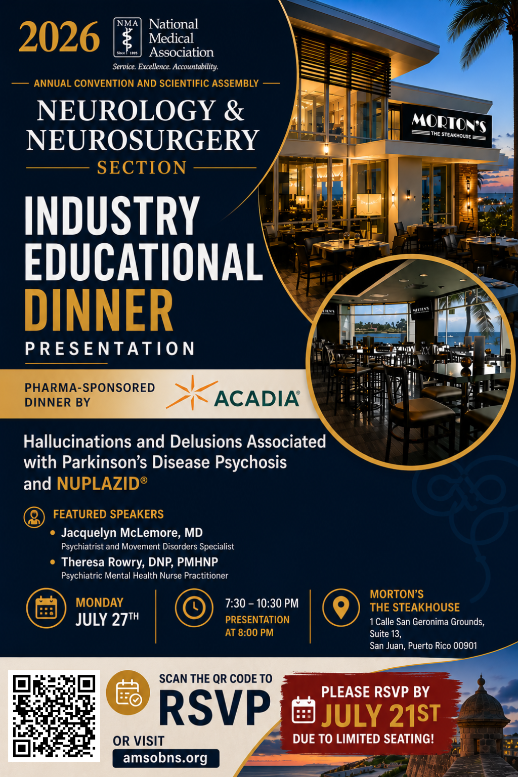 Industry Educational Dinner Sponsored by Acadia 