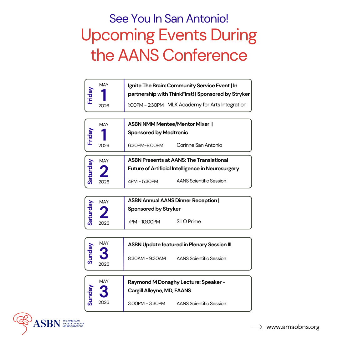 ASBN x AANS — American Society of Black Neurosurgeons