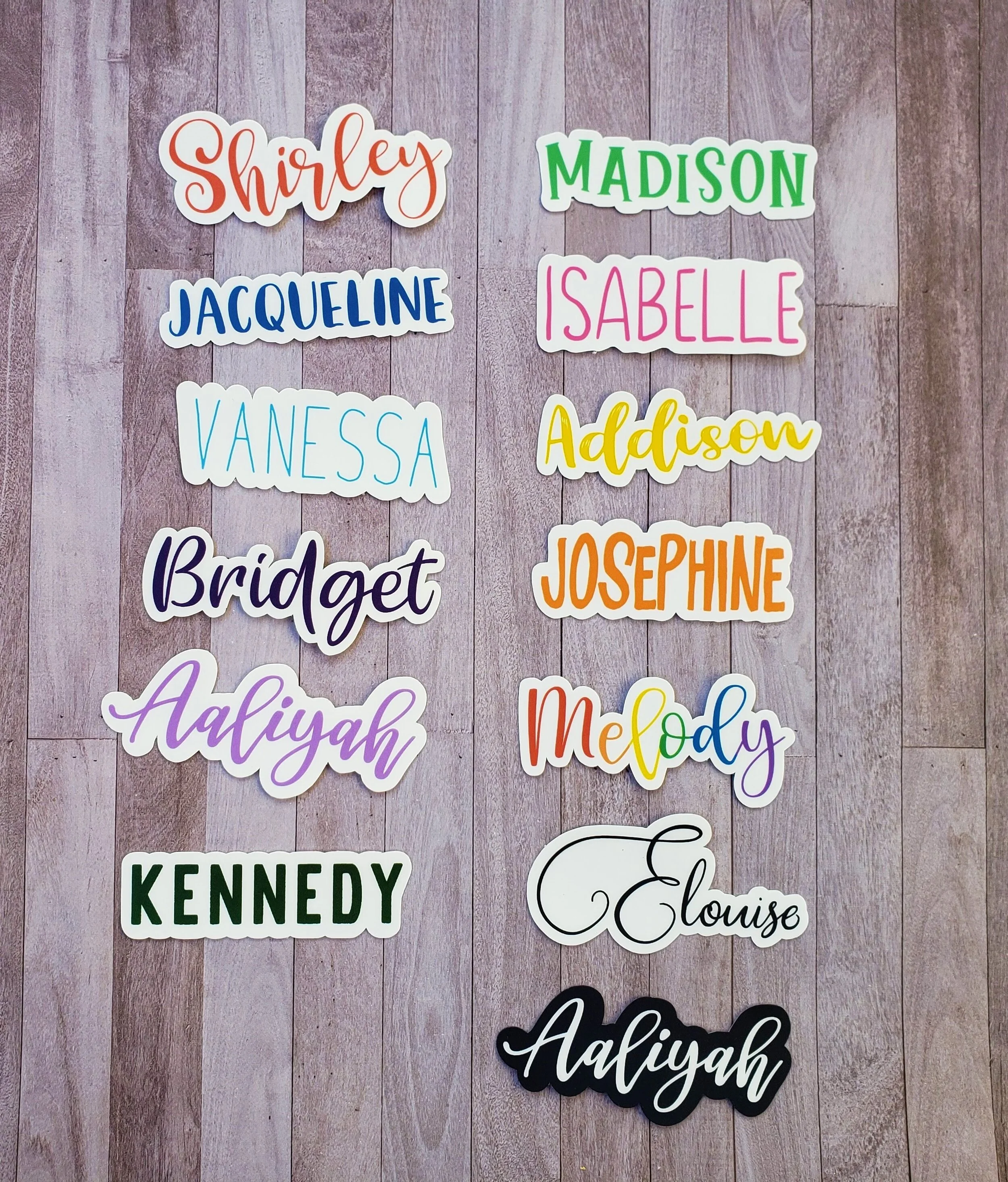 Name Sticker Model Custom Name Sticker — Paper Daisy Press