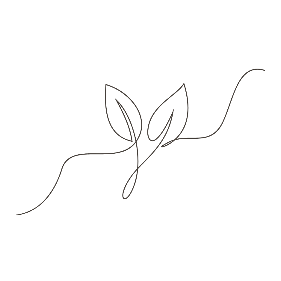 Line drawn leaf intertwining for the Integrate Pathway at The Irenic Place for Nervous System and Neurodevelopment Support in Aledo, Texas