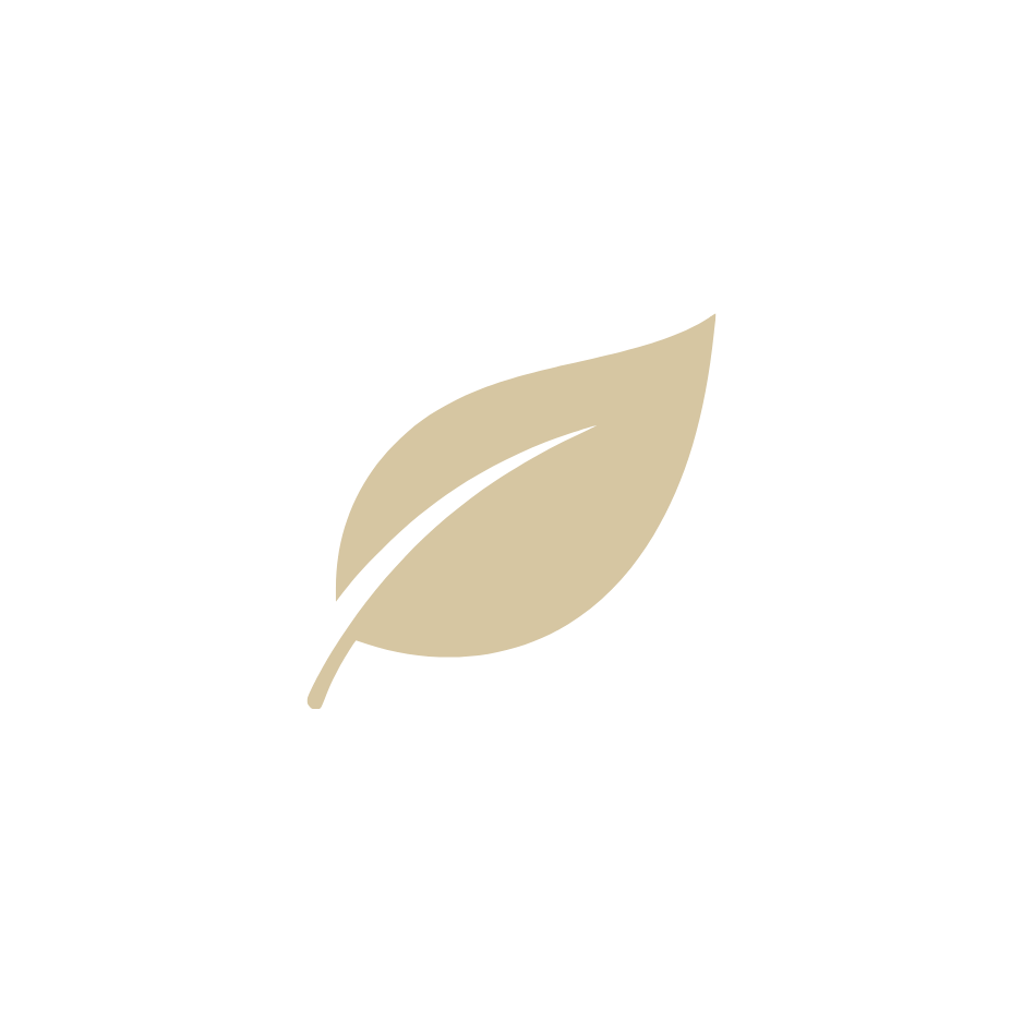 A gold leaf used as the icon for the recover iv infusion line at The Irenic Place in Aledo, Texas for immune and detox support