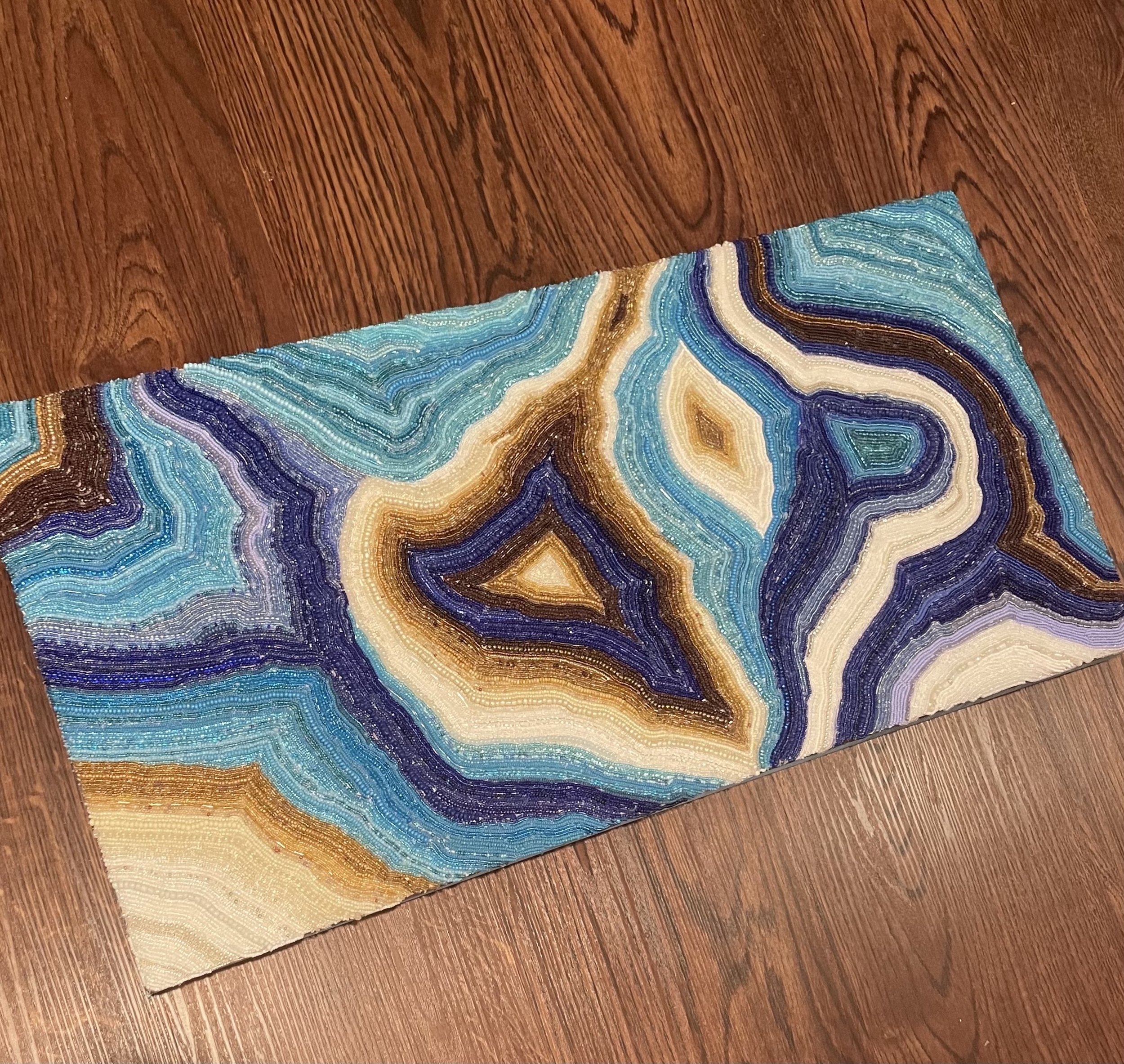 15 x 30 blue and neutrals