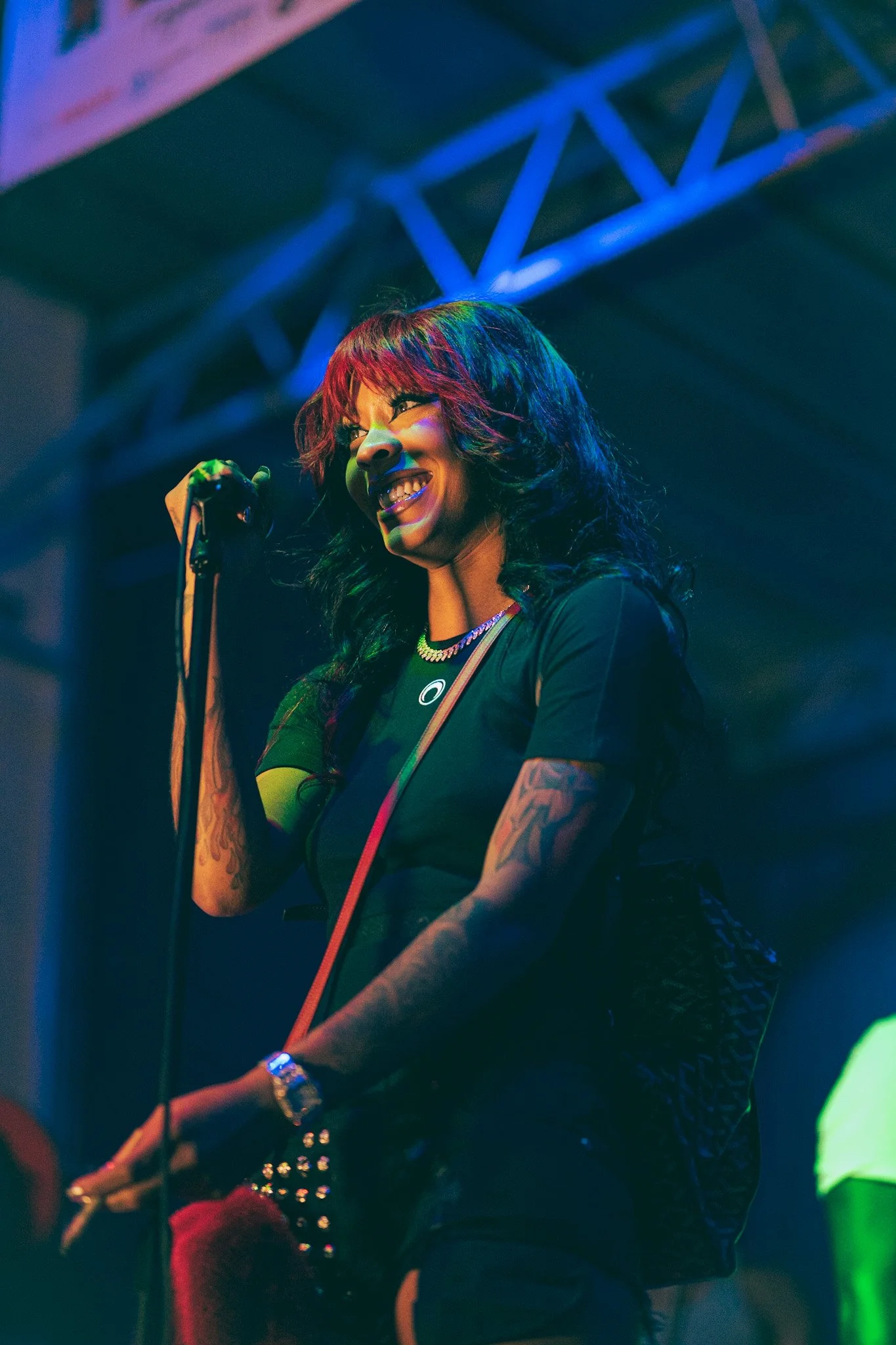 DMV Rapper Rico Nasty performing at the 95 Live Festival in Washington D.C