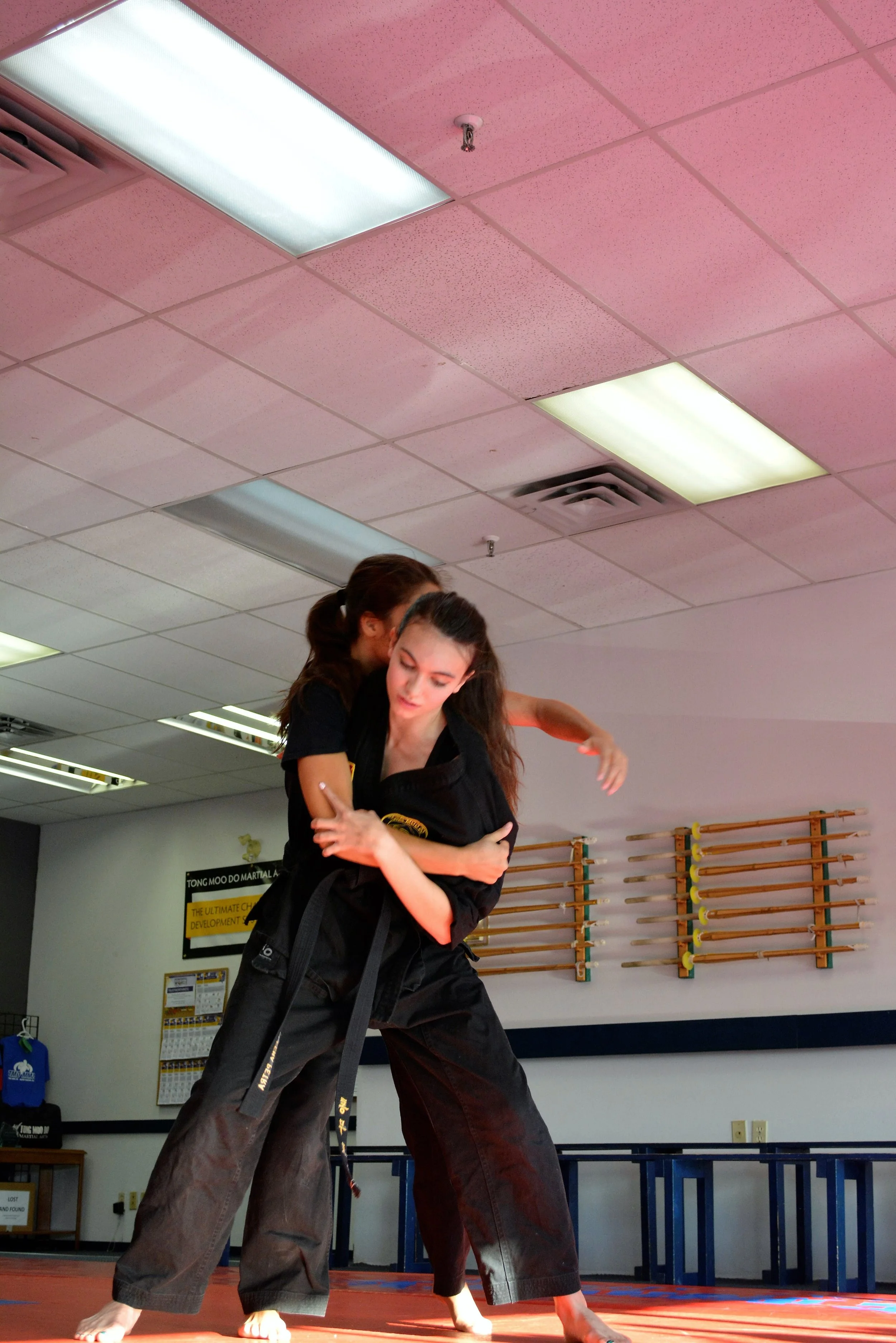youth student practicing martial arts at TMD