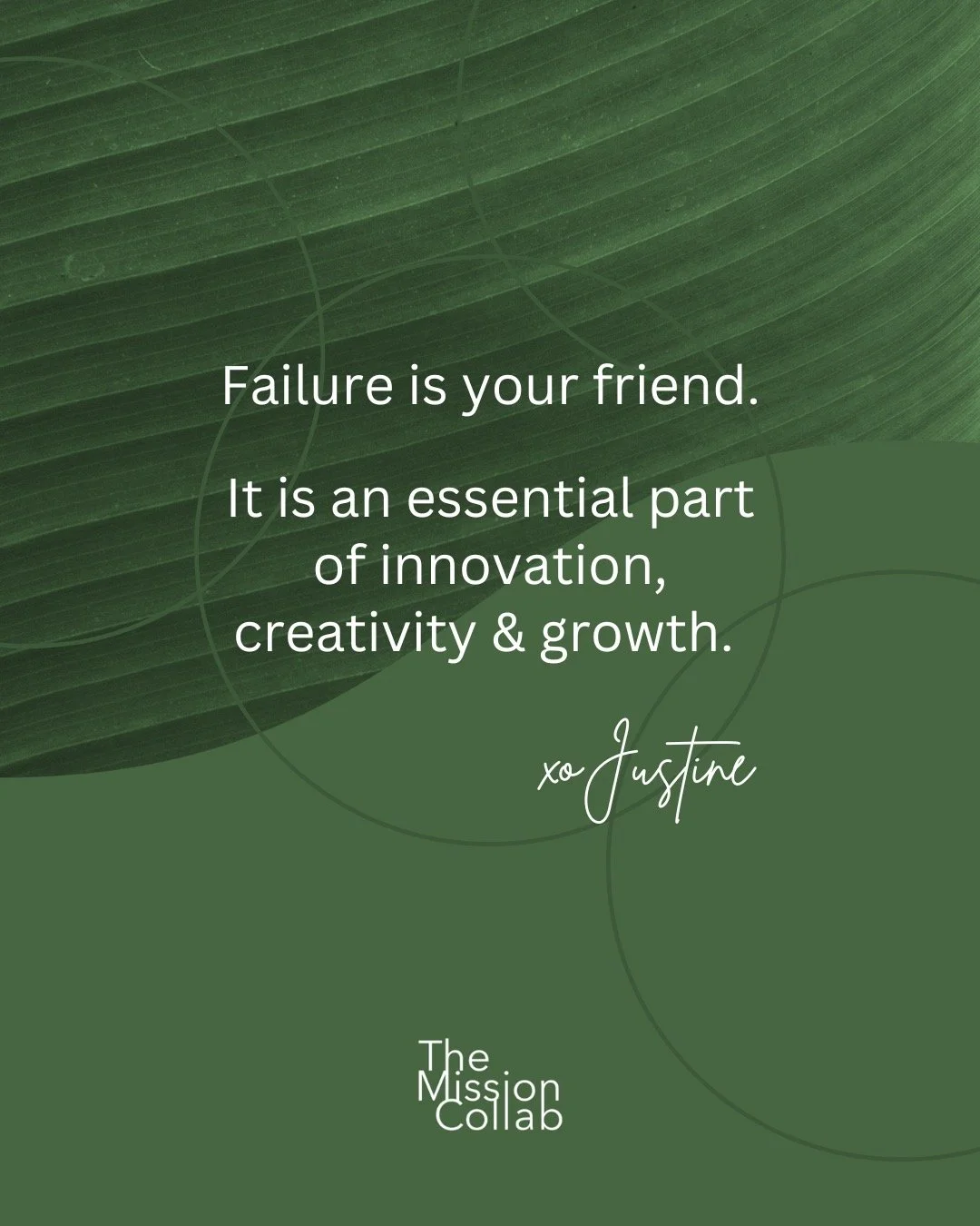 Failure feels uncomfortable, but it&rsquo;s not a verdict. It&rsquo;s an invitation.

Every time you try, learn or stretch beyond what you know, failure is helping you grow stronger.

So when things don&rsquo;t go as planned,
take a breath, learn and