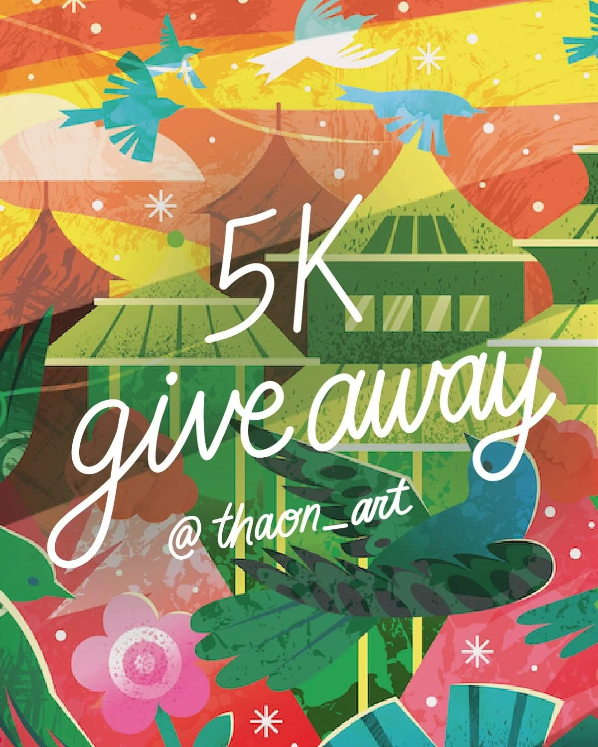 It&rsquo;s pretty cool to see the growth from posting my work here (esp. this past year and a half). I&rsquo;m super grateful to have people support my creativity and my art! Sooo I&rsquo;m doing a 5K giveaway :)&nbsp;

I&rsquo;m selecting two winner