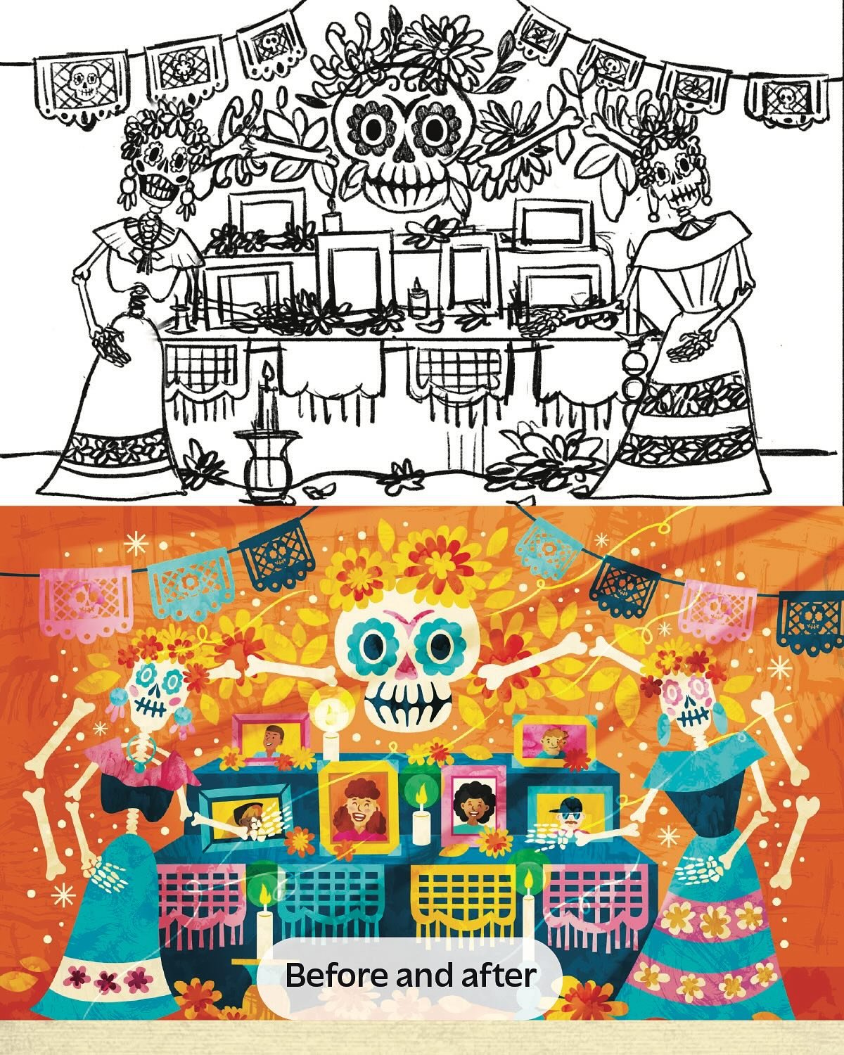 Super fun project with @sante.supperclub 🌼 these illustrations were projected into this beautiful space @thehallatstjames 

Dinner by Chef Jorge Hernandez 

📷: @steph.sheldon.studio 

Other lovely people that were a part of this

@flyingpigohio 
@e