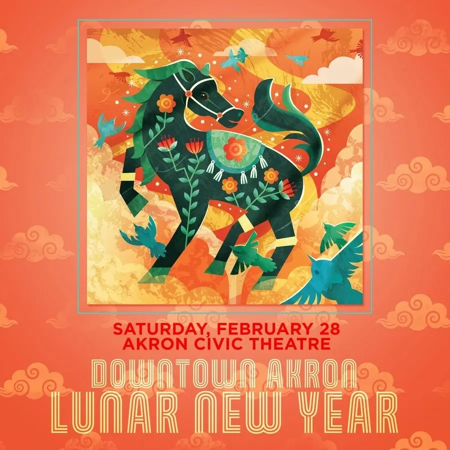 Happening TODAY. Lunar New Year celebration in Akron 🧧✨

I&rsquo;ll be at the Akron Civic Theatre signing posters! Huge thank you to @downtownakronpartnership for having me be part of this beautiful celebration.

Bring a friend, explore, and watch s