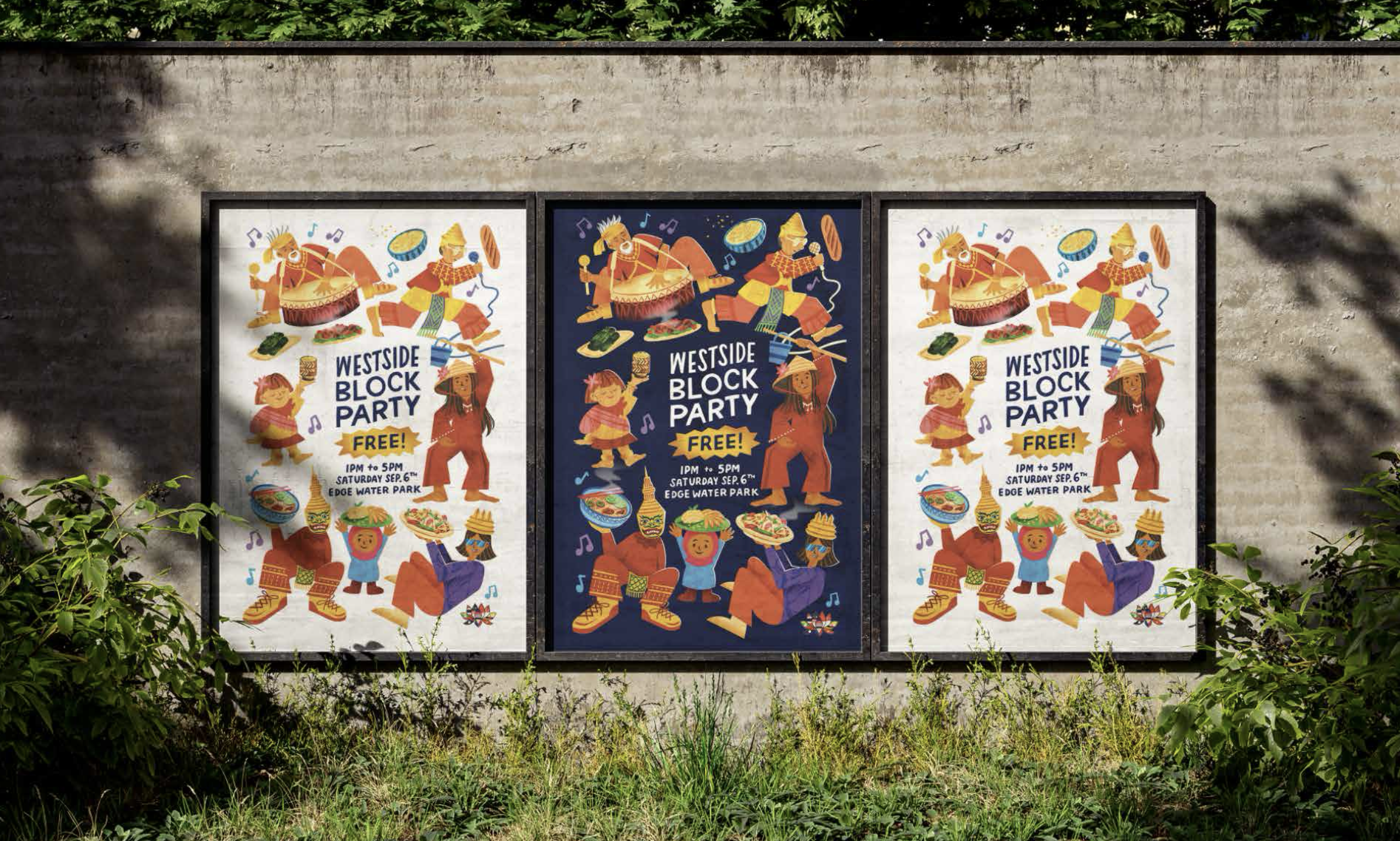 Illustration | West Side Block Party