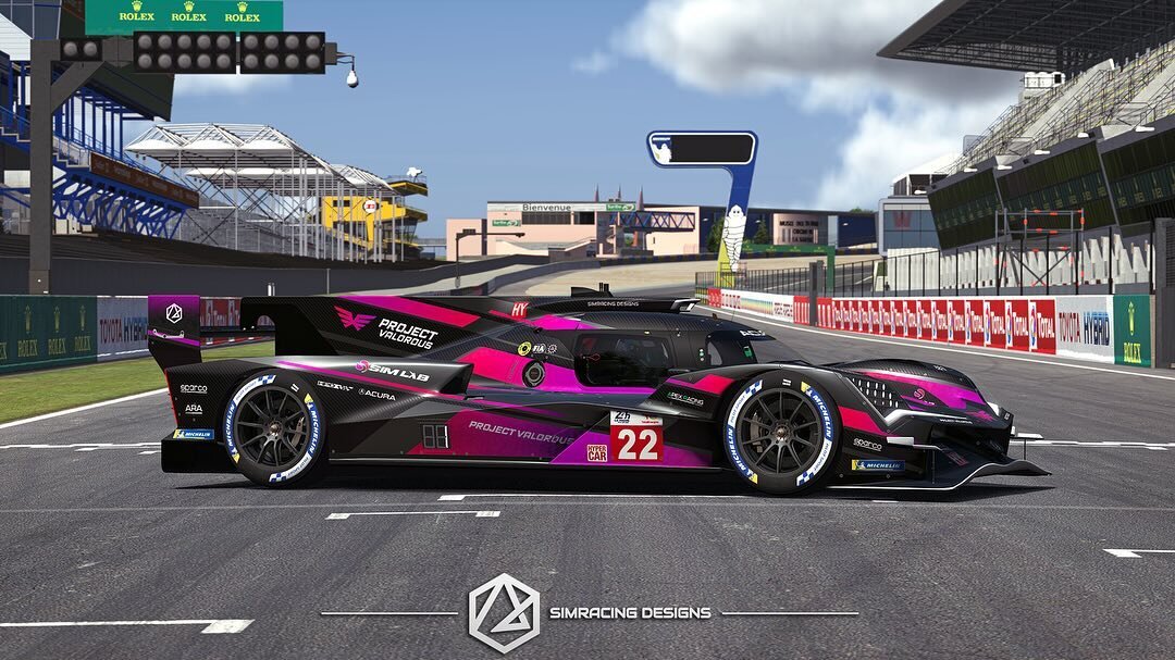 Acura ARX06 GTP completed for my friends over at Project Valorous #simracingdesigns #srd #iracing #simracing #liverydesign