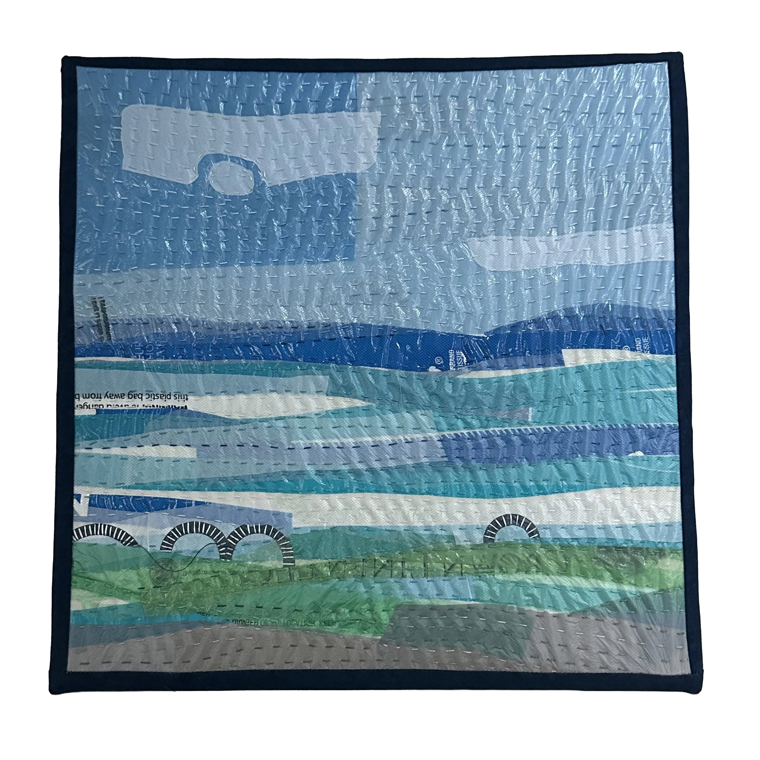 Seascape. 12  x 12 in