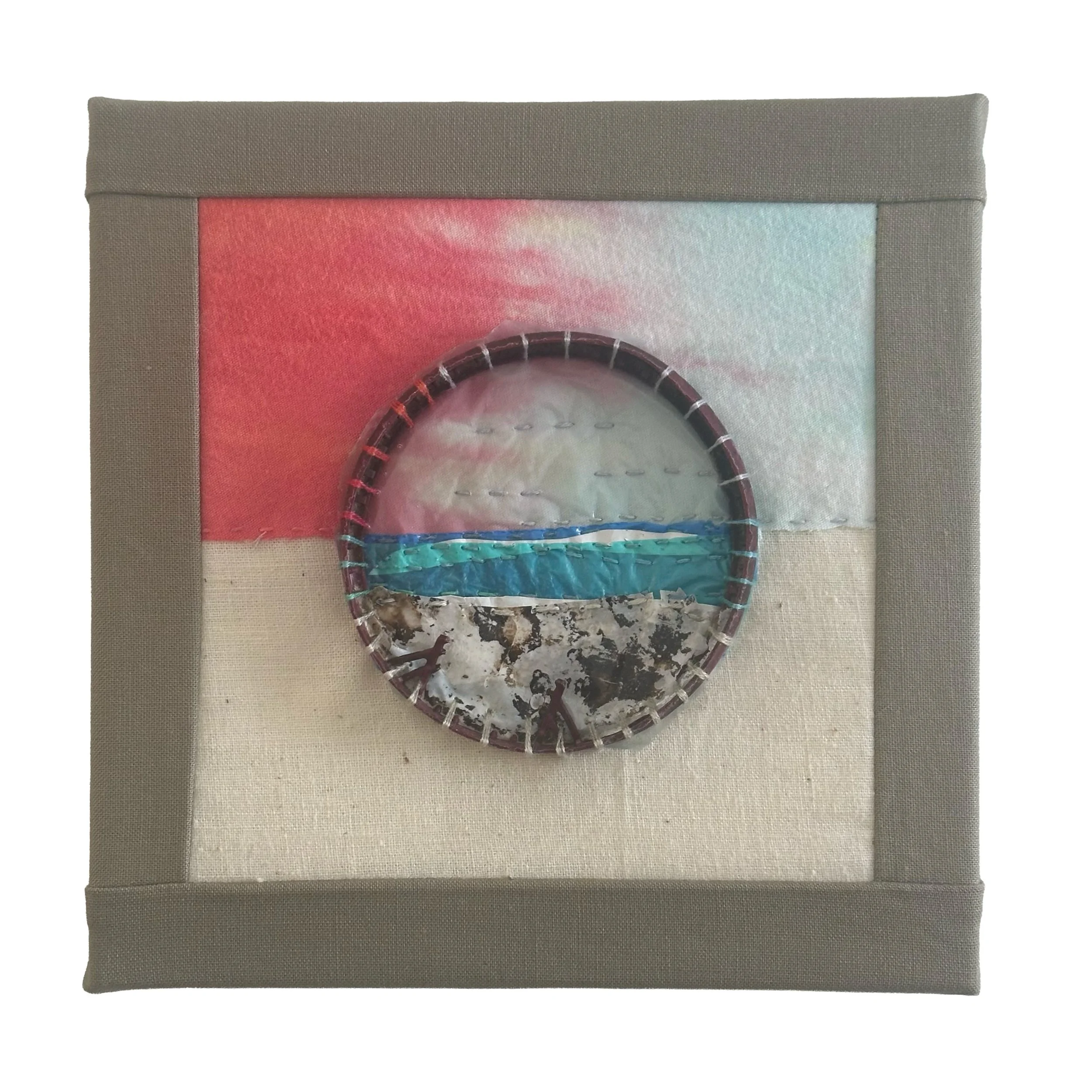 Earth Month Challenge.  6 x 6"
Mapspace, Port Chester, NY.  Croton River Artisan Gallery May 2026
