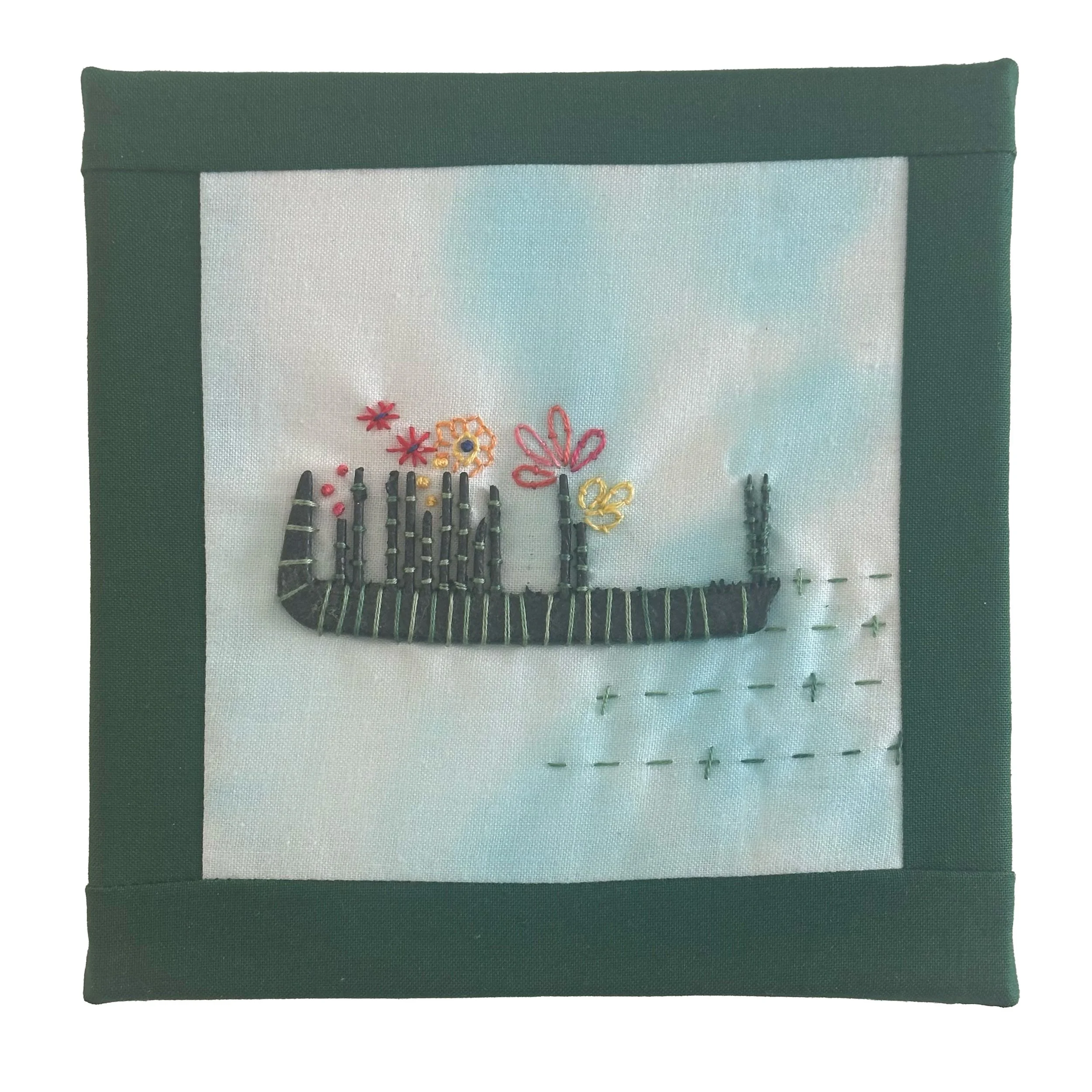 Earth Month Challenge.  6 x 6"
Mapspace, Port Chester, NY.  Croton River Artisan Gallery May 2026