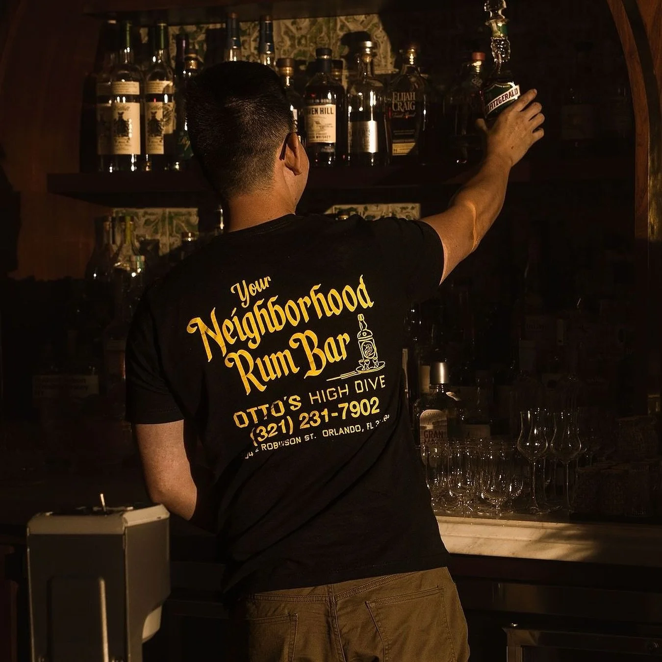 Shirt graphics for Your Neighborhood Rum Bar @ottoshighdive