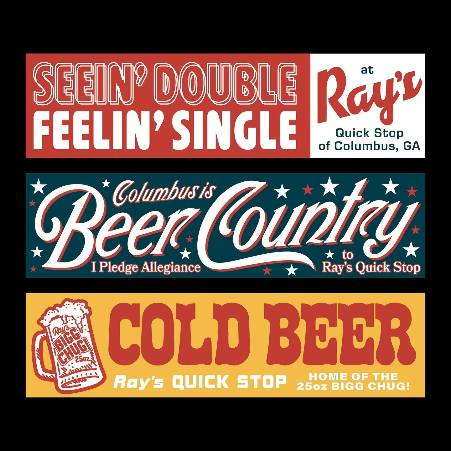 More bumper stickers for @raysquickstop, more on the way. 🤠