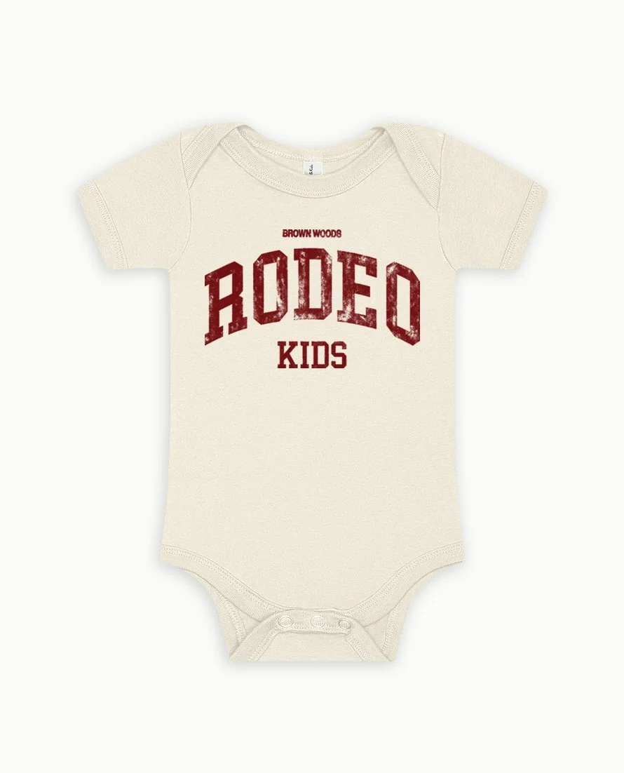Rodeo Kids Baby Onesie / Off-White