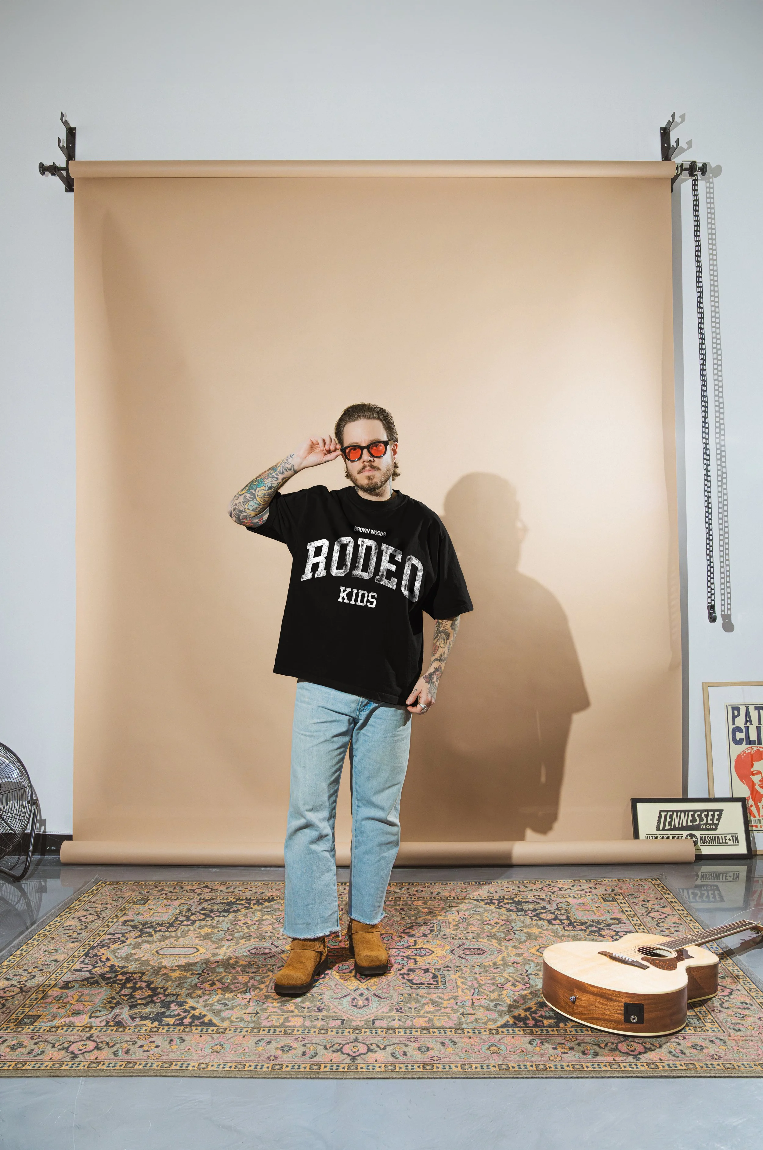 Rodeo kids tee - black.jpg