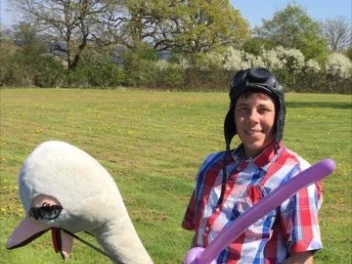 Strudsen Zara kostumet/dragten