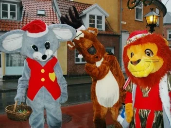 Juledyr kostumerne/dragterne