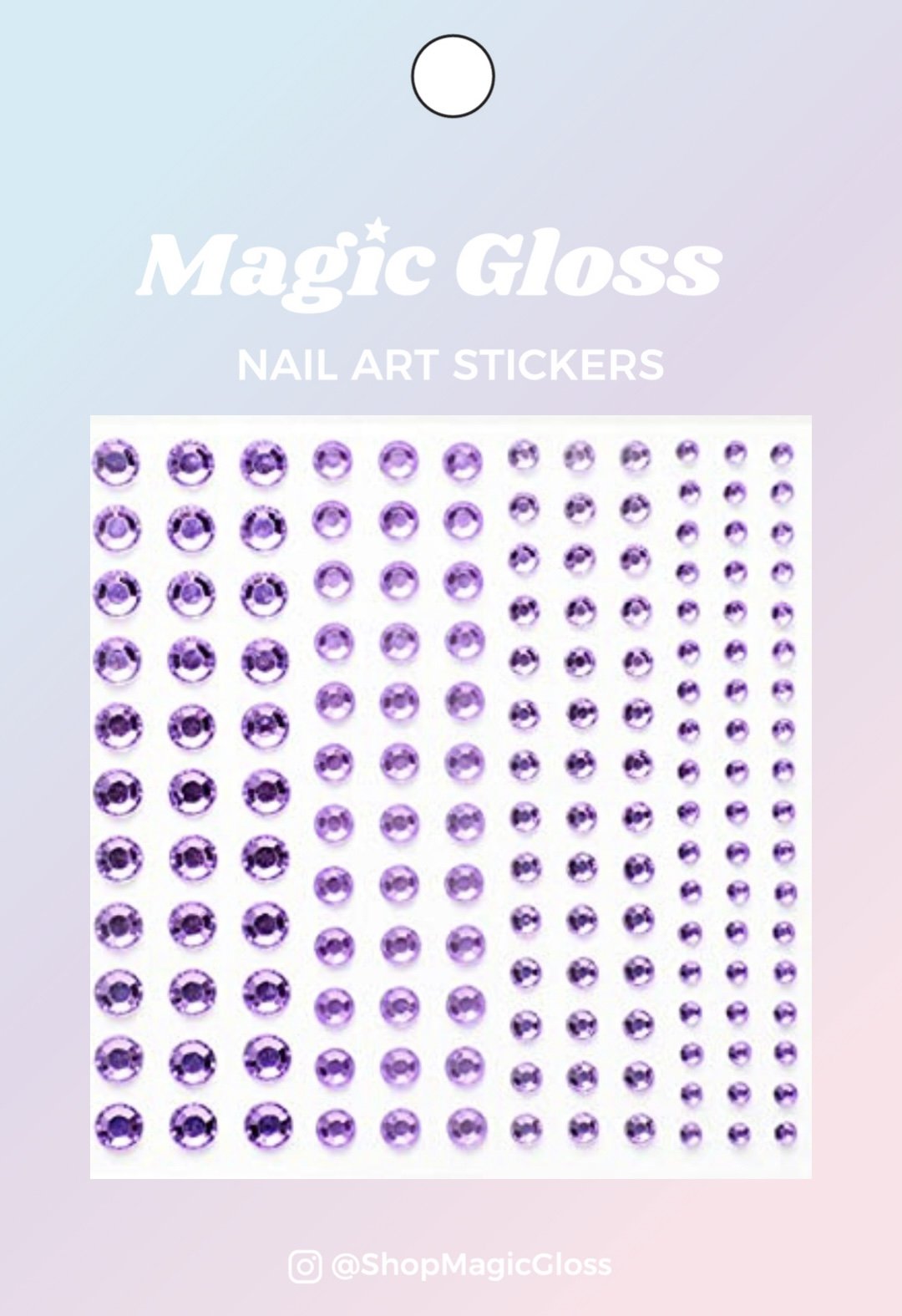 Crystal Nail Sticker Gems — Magic Gloss