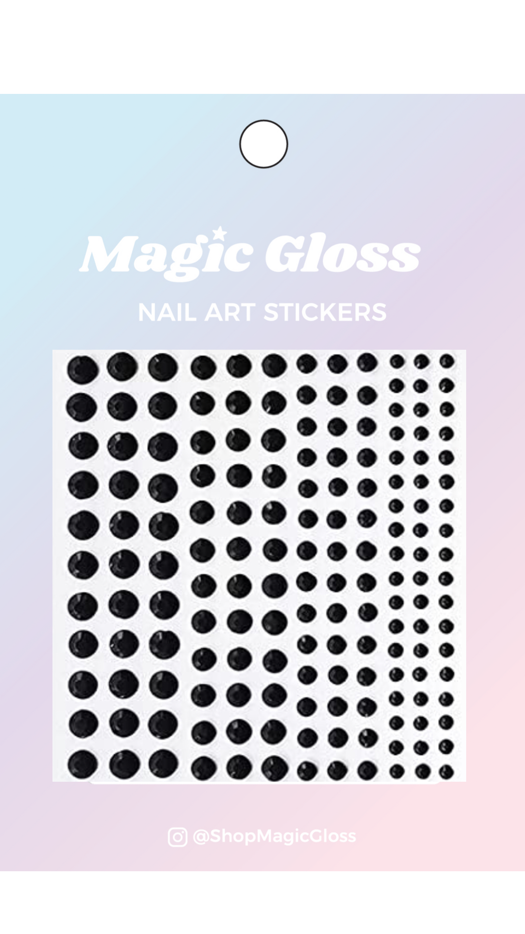 Crystal Nail Sticker Gems — Magic Gloss