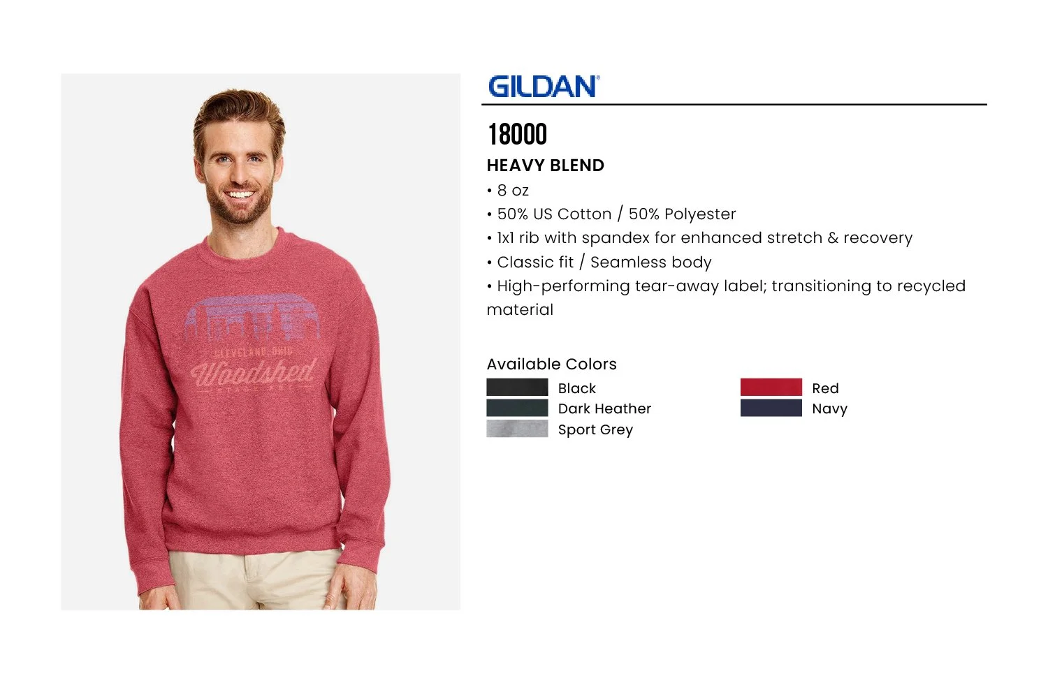 Gildan 18000
