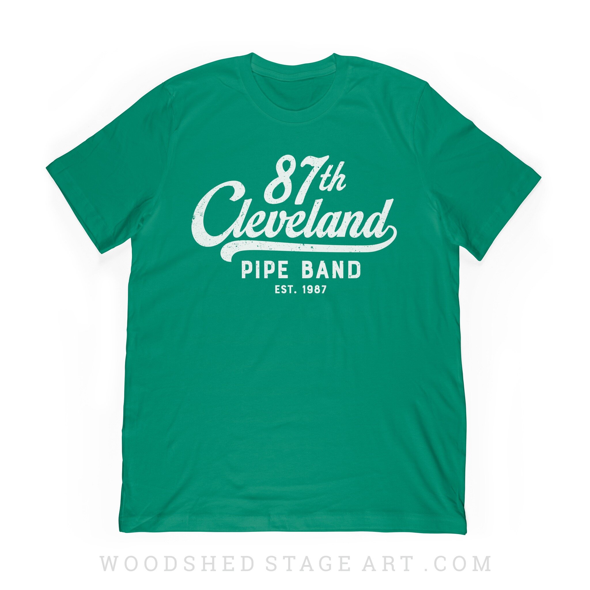 Which color&rsquo;s your favorite?🎨👕 &rarr;

Gettin' a good look at this new round of sweet tees for Cleveland&rsquo;s 87th Pipe Band on this #MerchMonday - Designed &amp; printed in 4 different colorways by yours truly!

Let&rsquo;s elevate your m