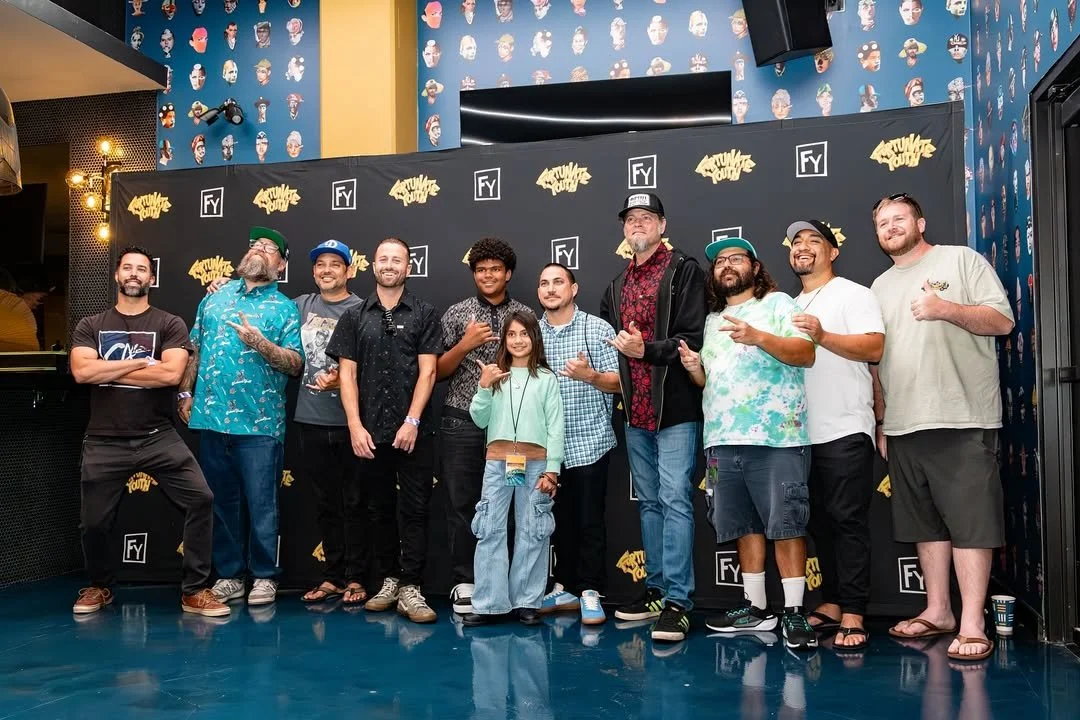 HUGE Step &amp; Repeat Popup for @fortunateyouth310!

// #fortunateyouth #stepandrepeat #meetandgreet #branding #stageart #fanexperience #woodshed