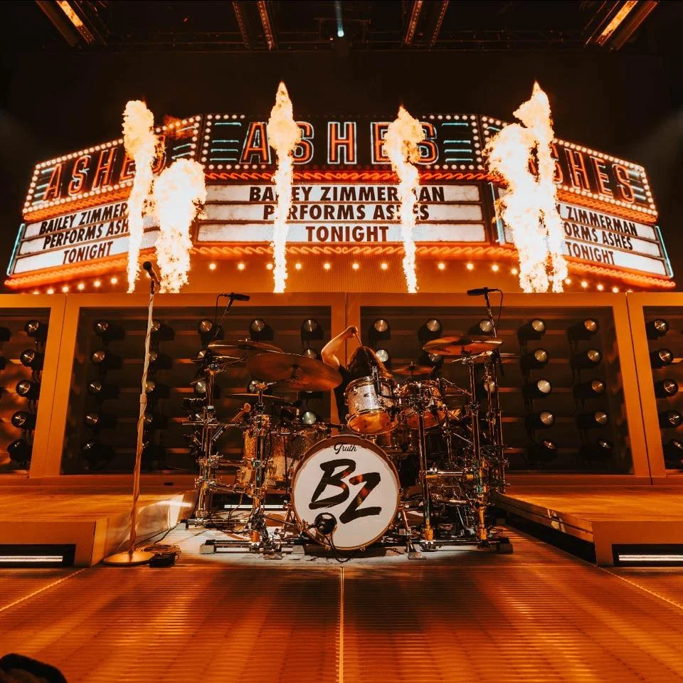 Premium Finish Drumhead for @bailey.zimmerman!

// #baileyzimmerman #branding #stageart #premiumfinish #drumhead #drumheadart #woodshed