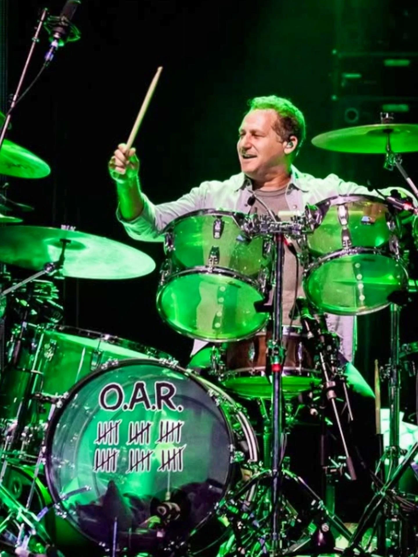 @ofarevolution Three Decades Tour 
@chrisculos on drums

// #oar #threedecadestour #stageart #branding #woodshed