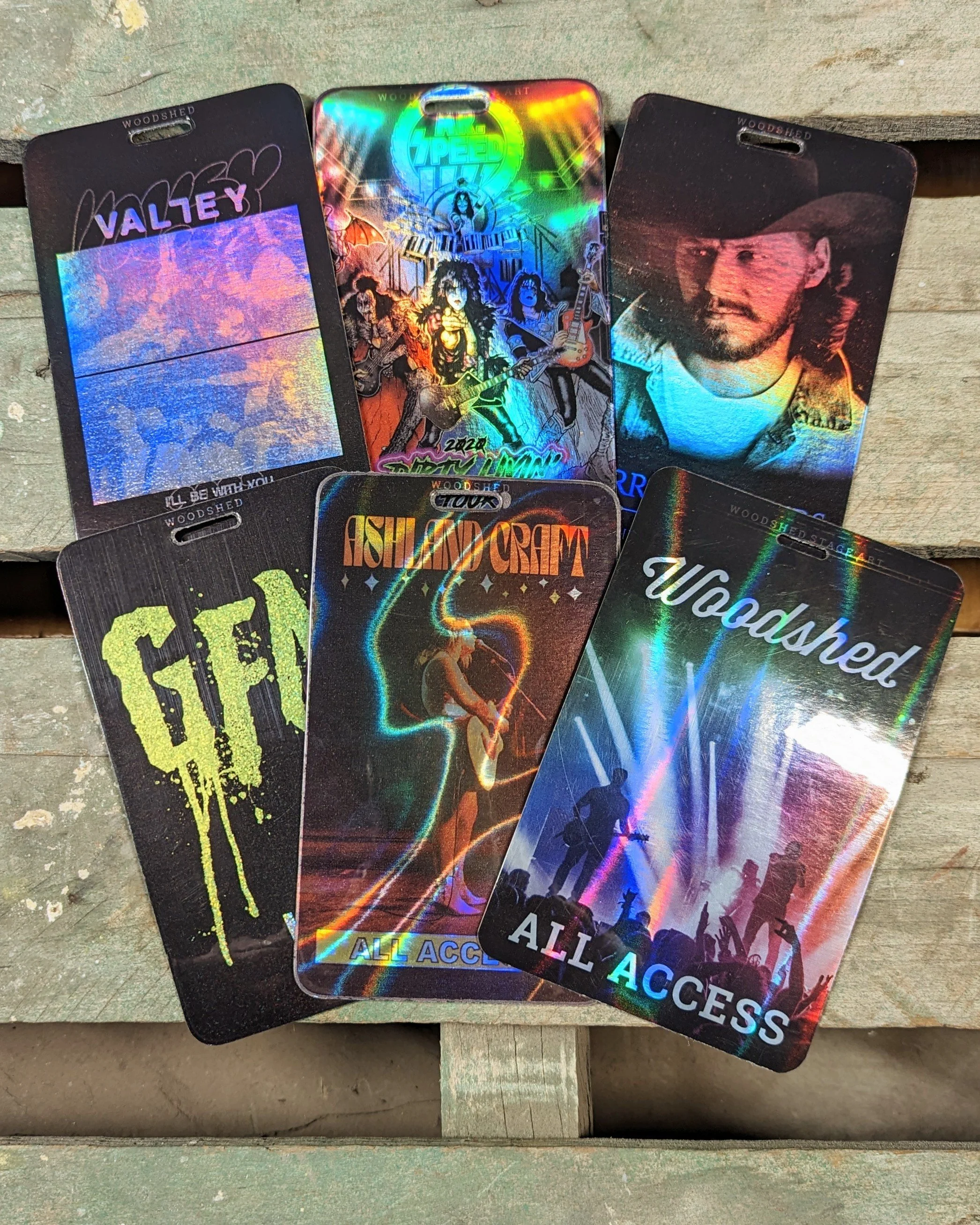 Custom Tour Laminates // Woodshed Stage Art