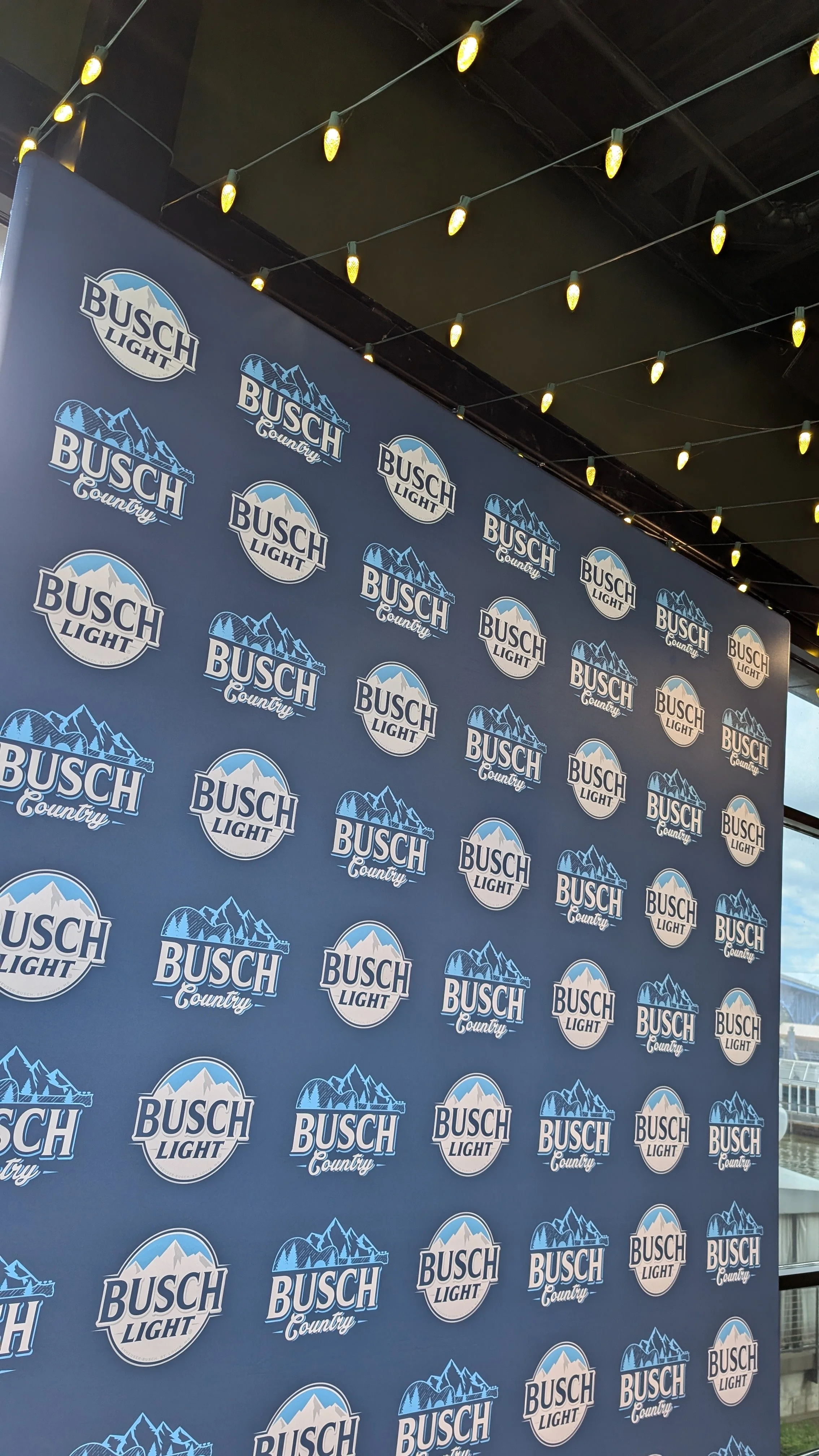 Step & Repeat Sponsor Banners // Woodshed Stage Art