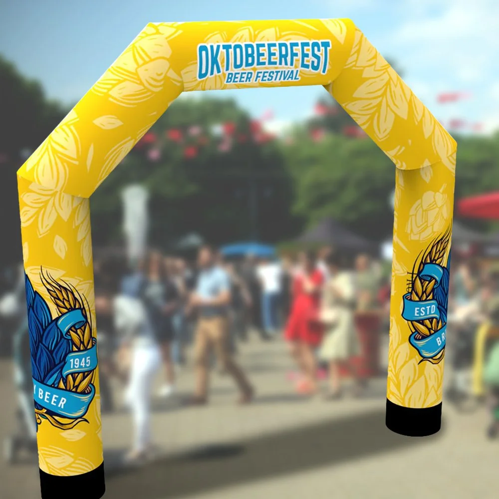 Inflatable Festival Gate Archway // Woodshed Stage Art
