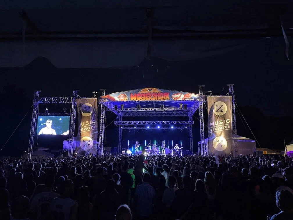 Music Festival Stage Banners // Woodshed Stage Art
