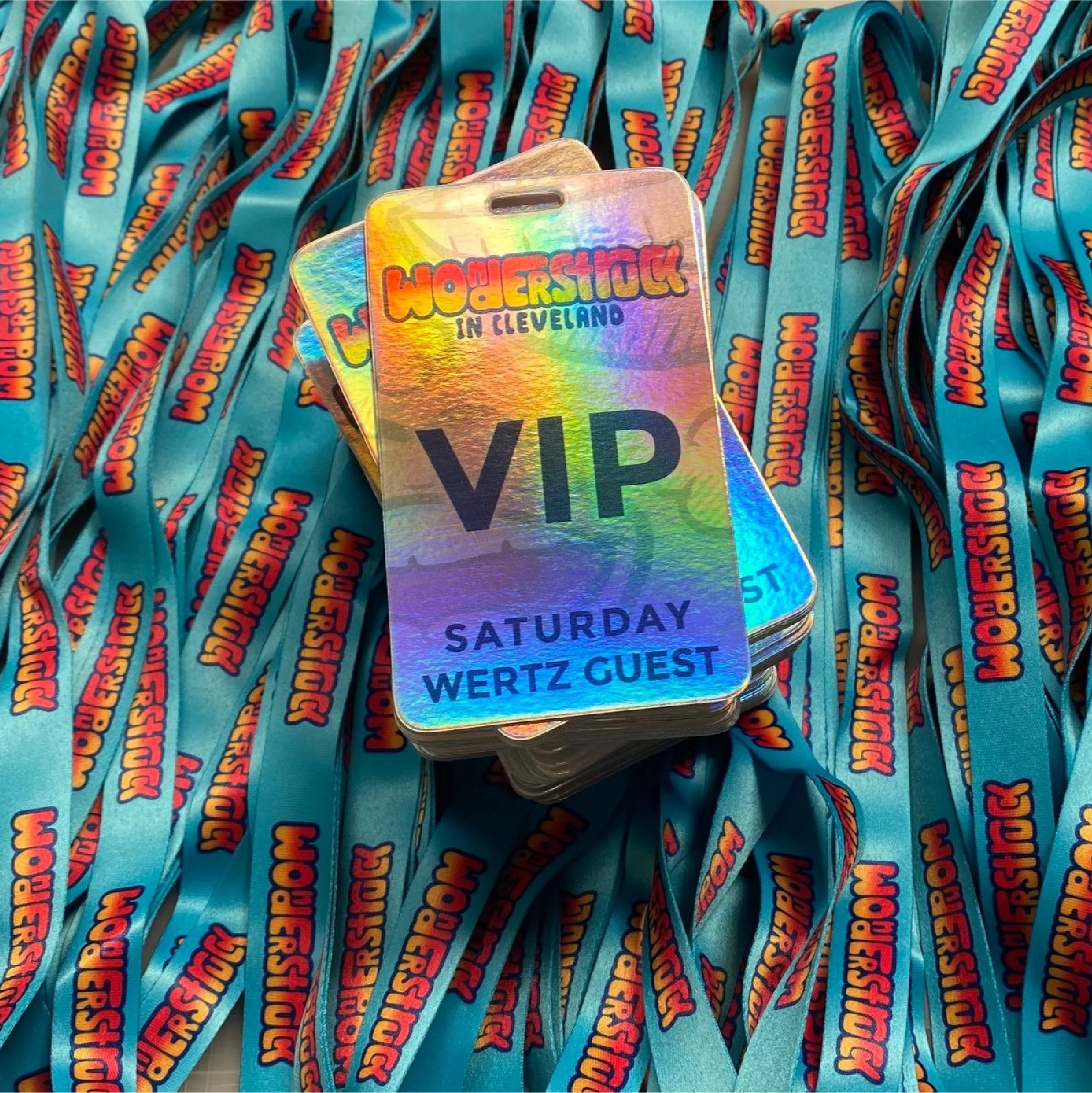 Tour Credentials // Woodshed Stage Art