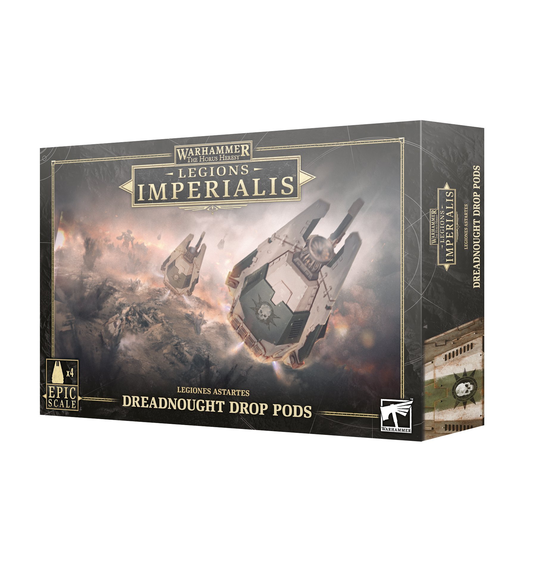 Legion Imperialis: Legiones Astartes Dreadnought Drop Pods (Epic Scale)