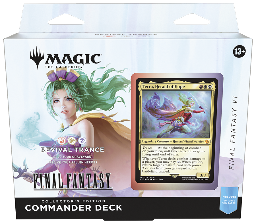 Magic the Gathering Final Fantasy Collector's Edition Revival Trance Commander Deck
